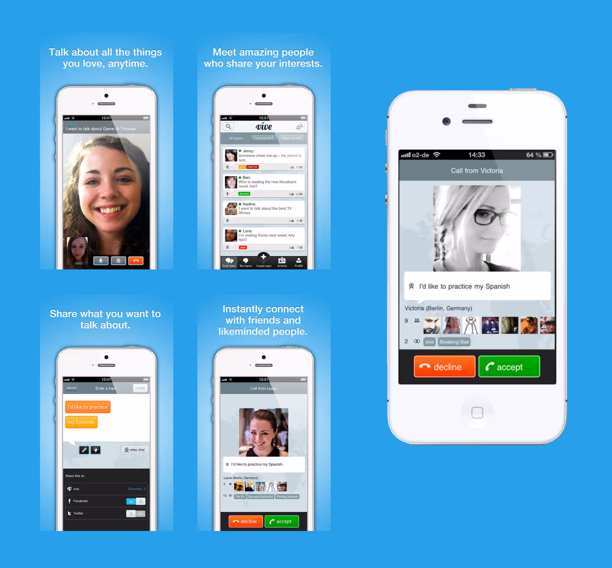 Vive - Community Videochat App